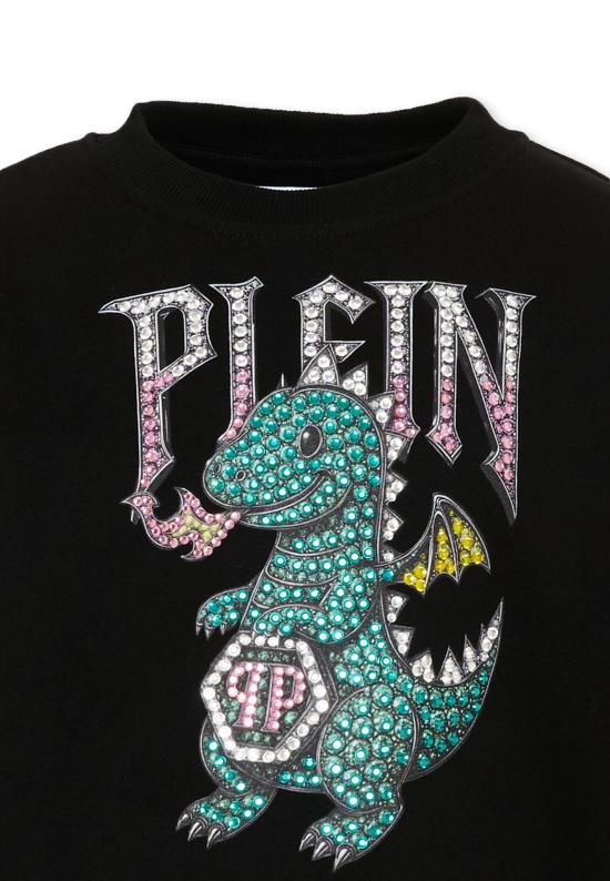 26FW [키즈] 필립 플레인 니트/스웻셔츠 F6PHJGSW052 110 BLACK - PHILIPP PLEIN