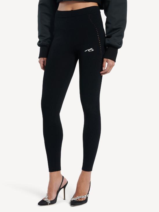 26FW 발렌시아가 테크웨어 비스코스 레깅스 875633 T5355 1000 BLACK - BALENCIAGA