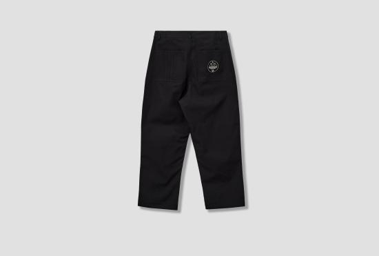  아디다스 스트레이트 팬츠 STADT SPZL 바지 - 블랙 KR4616 - ADIDAS
