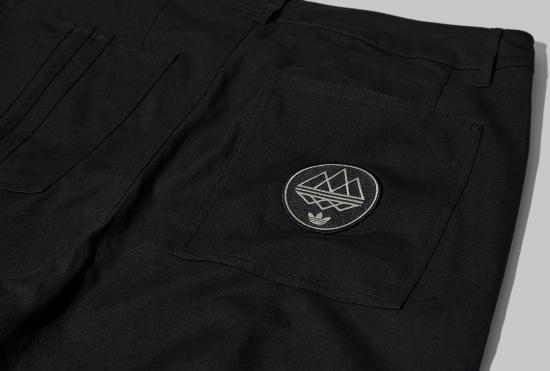  아디다스 스트레이트 팬츠 STADT SPZL 바지 - 블랙 KR4616 - ADIDAS