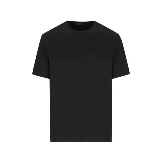 26FW 에르메네질도제냐 반팔 티셔츠 RUI360A4 I765 K09 BLACK