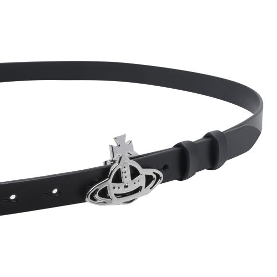 26FW 비비안웨스트우드 레귤러 벨트 8201008HU L00CHN401 Black - VIVIENNE WESTWOOD