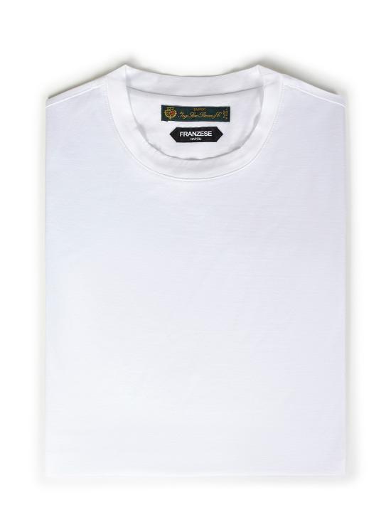  프랜지스 콜렉션 반팔 티셔츠 FRATH09 BIANCO White - FRANZESE COLLECTION