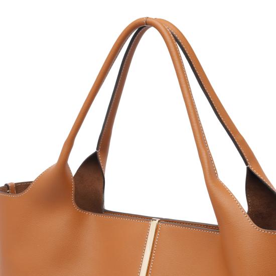 26FW 토즈 미디움 스몰 쇼퍼백 XBWEBRA0250 UBL2L83 Brown - TODS
