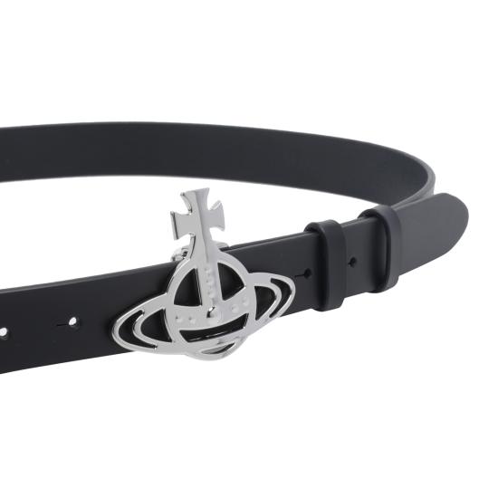 26FW 비비안웨스트우드 레귤러 벨트 8201008GU L00CHN401 Black - VIVIENNE WESTWOOD