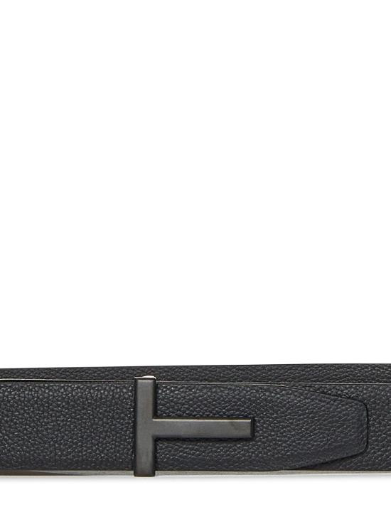 26FW 톰포드 그레인 레더 T 아이콘 벨트 TB178LCL236L NAA - TOMFORD