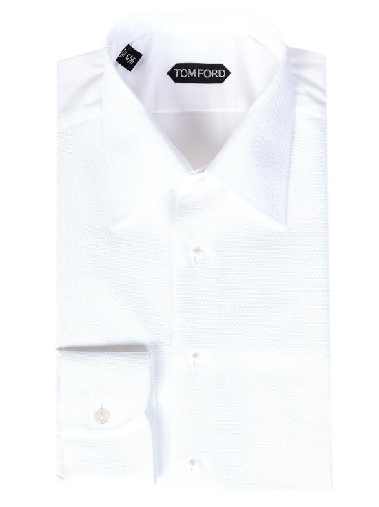 26FW 톰포드 긴팔 셔츠 HFCN02CGS01 AW001 White - TOMFORD