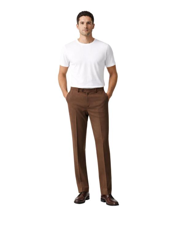 26FW 프랜지스 콜렉션 수트 팬츠 4C10EAUTXAYEUE 40 Brown - FRANZESE COLLECTION