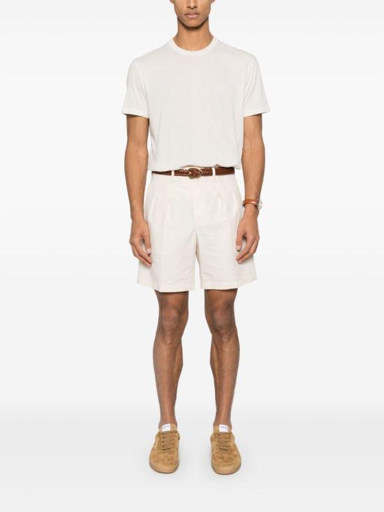 26FW 톰포드 반팔 티셔츠 JCS001JMC002S23 AW004 Ivory - TOMFORD