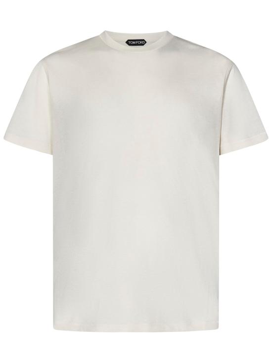 26FW 톰포드 반팔 티셔츠 JCS001JMC002S23 AW004 Ivory