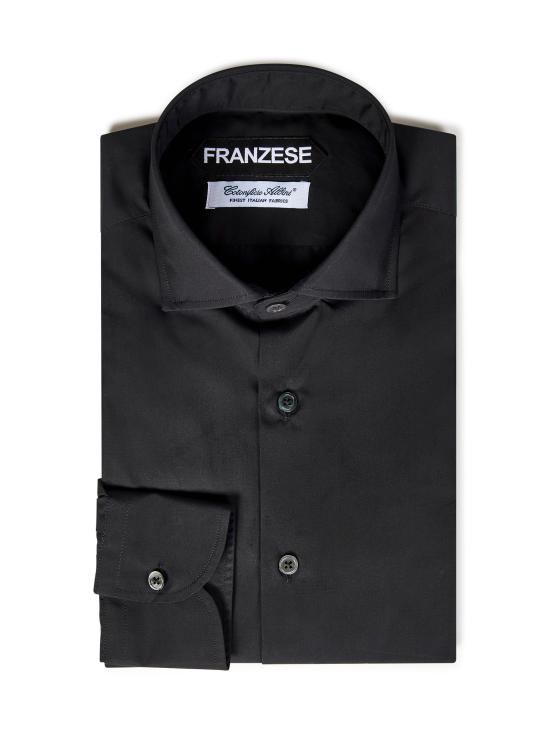  프랜지스 콜렉션 긴팔 셔츠 A10015 NERO Black - FRANZESE COLLECTION