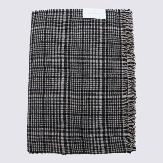 26FW 브루넬로 쿠치넬리 머플러/스카프 MSCDAGW14P CRG35 PANAMA NERO - BRUNELLO CUCINELLI