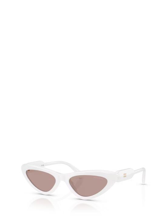 26FW 미우미우 선글라스 MU B11SU 20M20I OPAL WHITE - MIU MIU