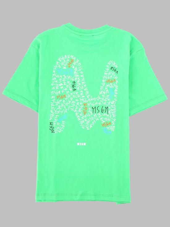 26SS [키즈] 엠에스지엠 티셔츠 S6MSJBTH232K MS006 GREEN - MSGM
