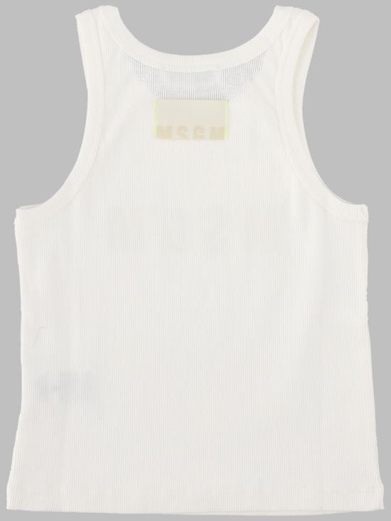 26SS [키즈] 엠에스지엠 티셔츠 S6MSJGTA159K 002 WHITE - MSGM