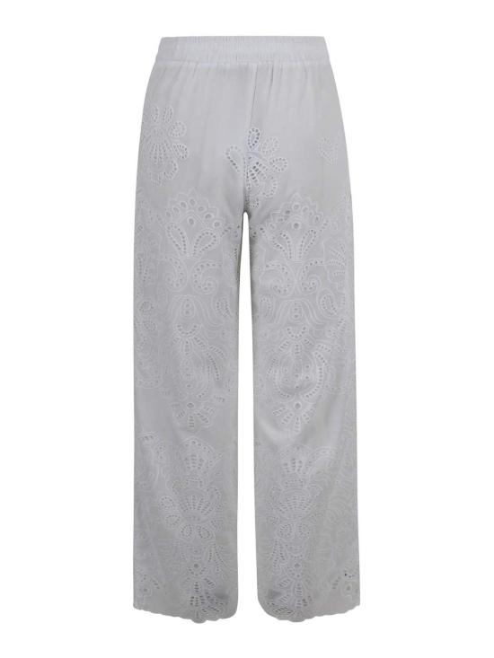 26SS 에르마노 피렌제 스트레이트 팬츠 D48EP050EN0MF010 White - ERMANNO FIRENZE