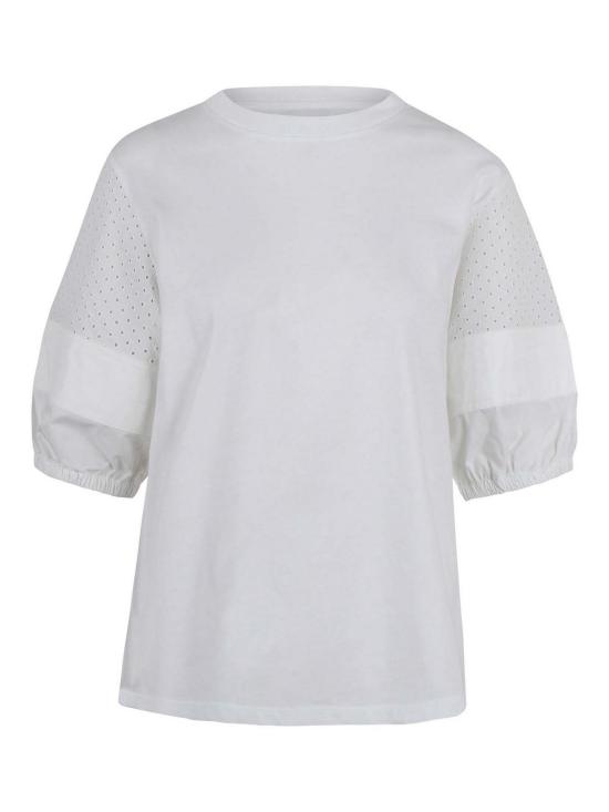 26SS 몽클레어 코튼 저지 산 갈로 티셔츠 L10938C0004589AUO001 White