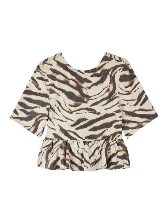 26FW 가니 반팔 티셔츠 A1040300135 Animal Print