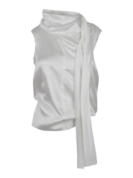 26SS 에스막스마라 민소매 티셔츠 261916103365E15 WHITE