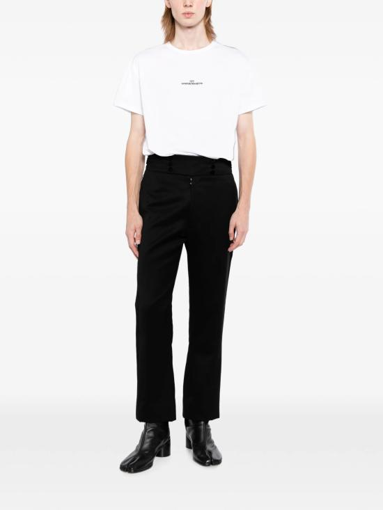 26FW 마르지엘라 로고 코튼 티셔츠 S50GC0736 S22816 100 - MAISON MARGIELA