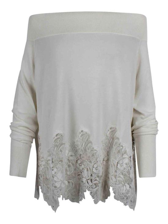 26SS 에르마노 설비노 긴팔 티셔츠 D485M309LAPYOJ10602 White