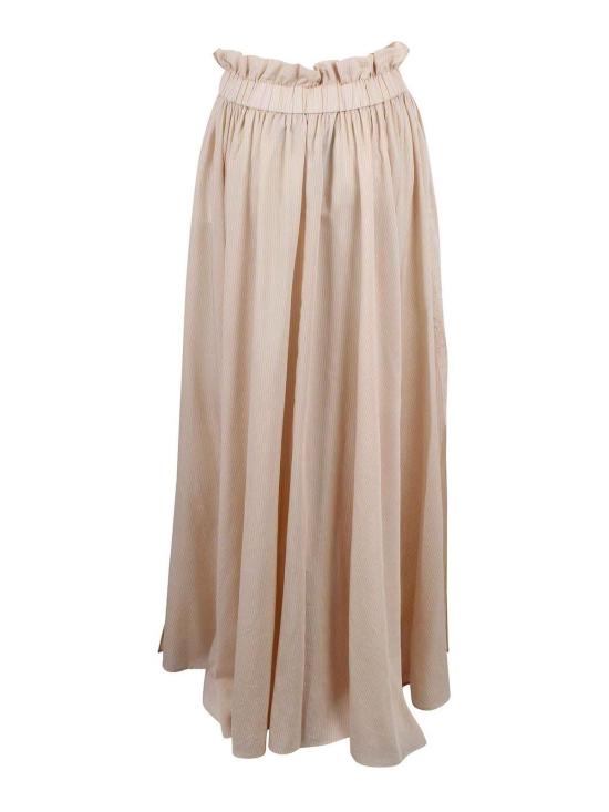 26SS 파투 롱 스커트 SK117025159715971 Yellow - PATOU