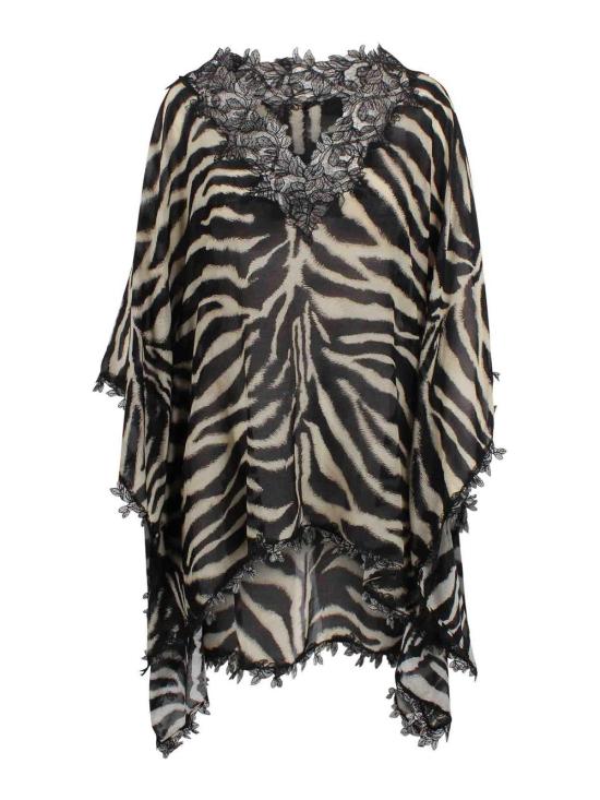 26SS 에르마노 설비노 튜닉 D484Q701YAJS4800 Animal Print