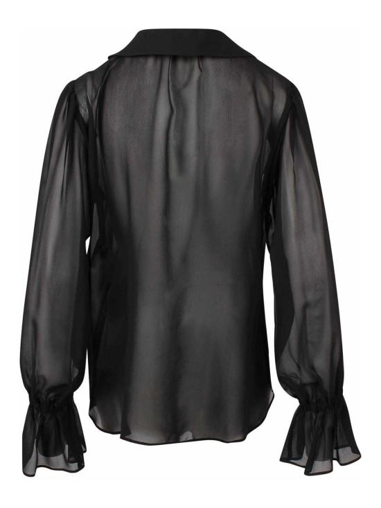 26SS 니나리찌 블라우스 26PCTO021SE1417U9000 Black - NINA RICCI