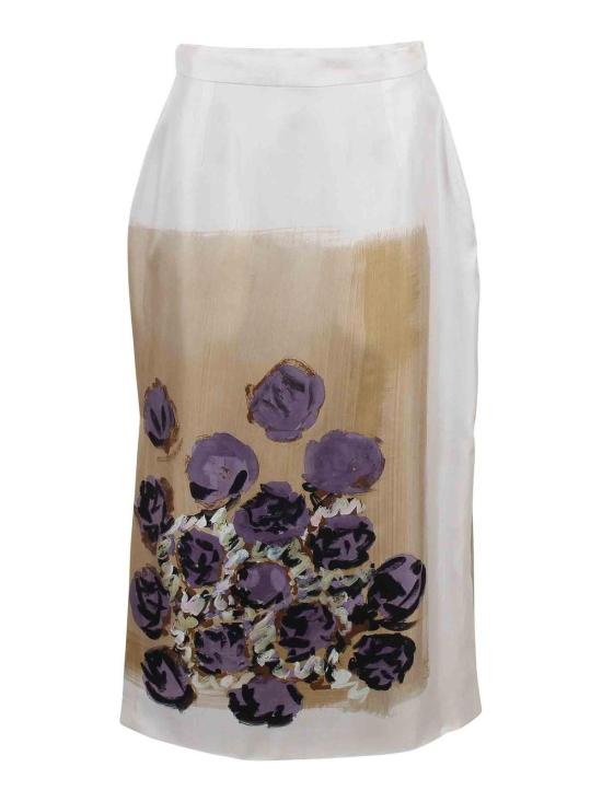26SS 안토니오 마라스 미디 스커트 MGOM286CR7ML BEIGE