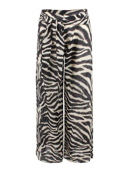 26SS 에르마노 설비노 팔라초 팬츠 D484P701YAJS4800 Animal Print