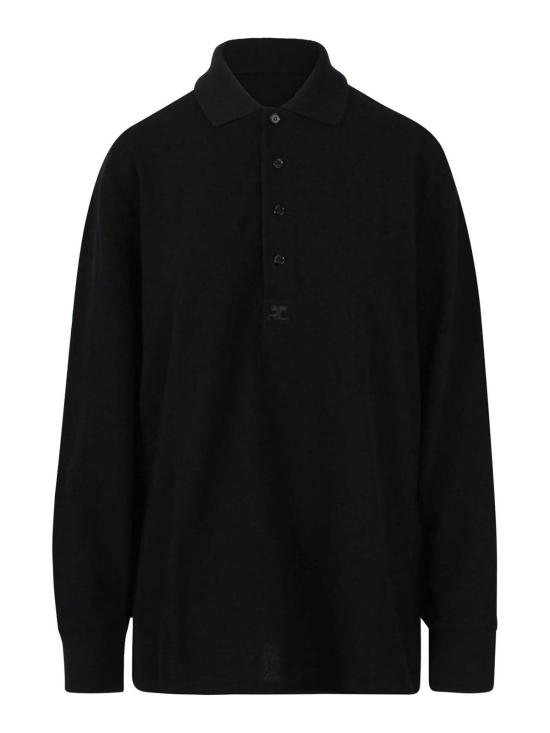 26SS 쿠레쥬 폴로 티셔츠 126JPO055JS02689999 Black