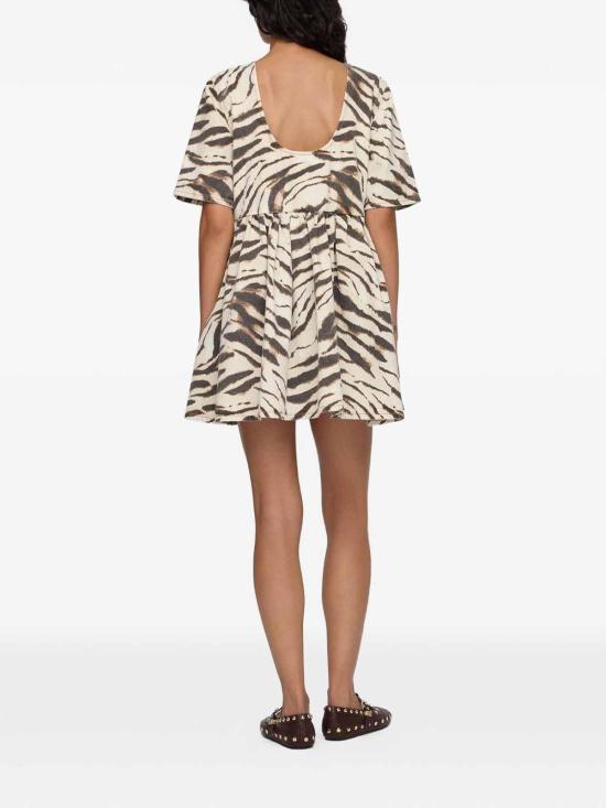 26FW 가니 숏 원피스 A1030636135 Animal Print - GANNI