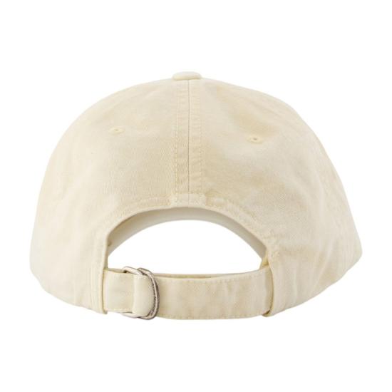26FW 아크네 스튜디오 자수 로고 베이스볼 캡 자수 로고 베이스볼 캡 C40475 AE6 IVORY - ACNE STUDIOS