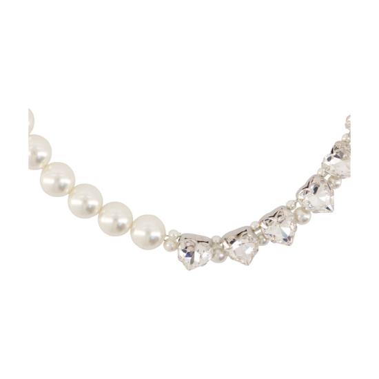 26FW 시몬로샤 목걸이/팬던트 NKS122 0904 PEARL CRYSTAL ivory - SIMONE ROCHA