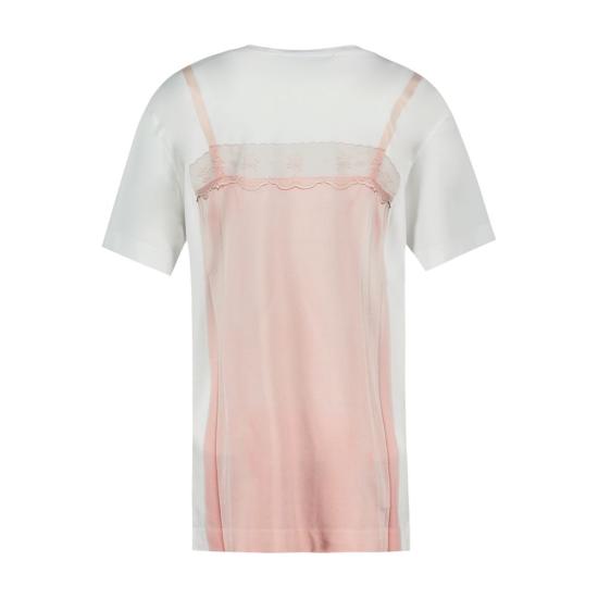 26FW 시몬로샤 반팔 티셔츠 5195P75AB 0569 WHITE SOFT PINK white - SIMONE ROCHA