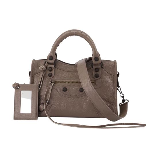 26FW 발렌시아가 르 시티 백 865763 2ACFH 5848 brown