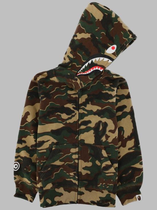 26FW [키즈] 베이프 티셔츠 001ZPM303001K GREEN