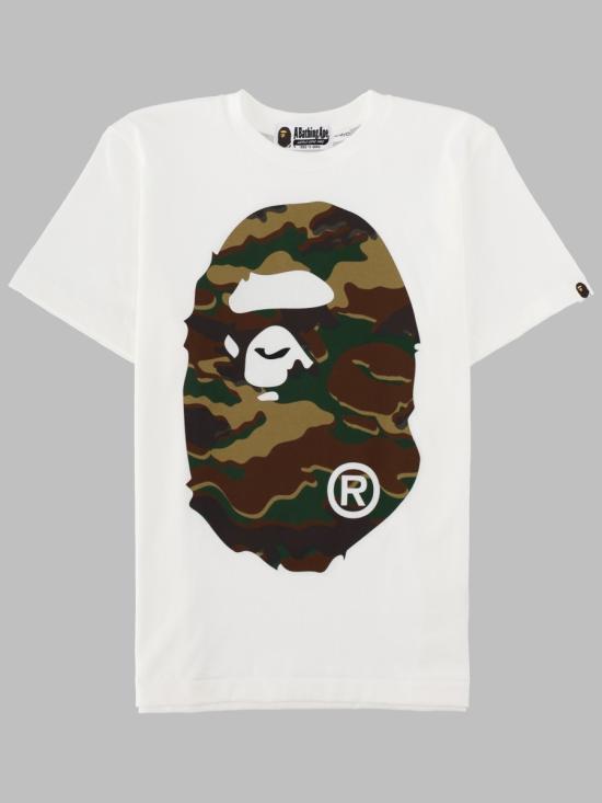 26FW [키즈] 베이프 티셔츠 001TEM306054K WHXGR WHITE