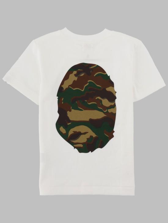 26FW [키즈] 베이프 티셔츠 001TEM303054K WHXGR WHITE - BAPE