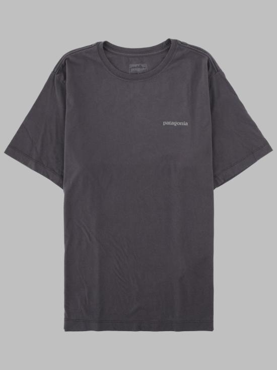 26FW 파타고니아 남성 P-6 로고 티셔츠 37882 INBK CHARCOAL