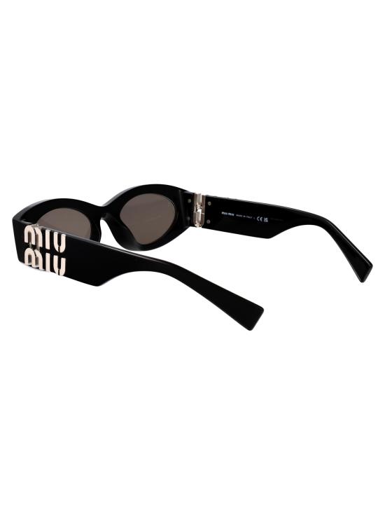 26SS 미우미우 볼드 스퀘어 프레임 선글라스 0MU 11WS 16K80Q black - MIU MIU