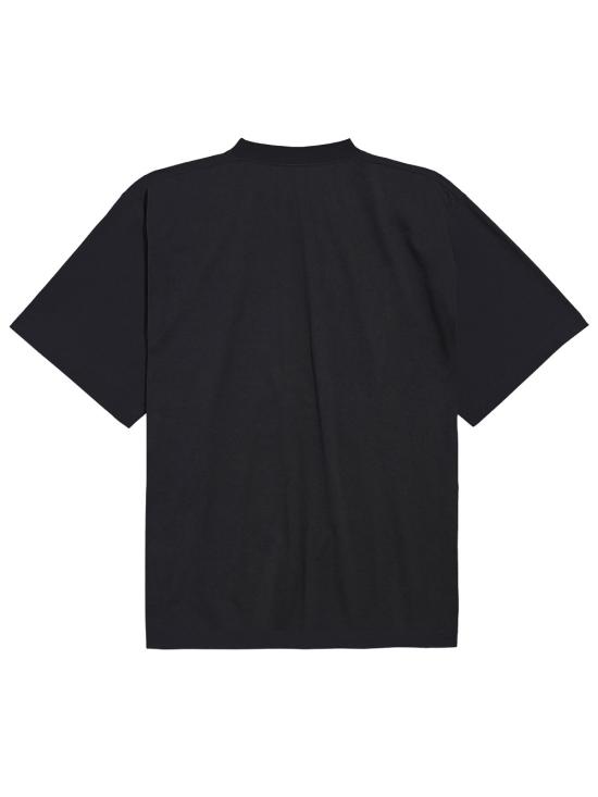 26FW 발렌시아가 더 도어 오버사이즈 티셔츠 850345 TUVO4 1000 BLACK - BALENCIAGA