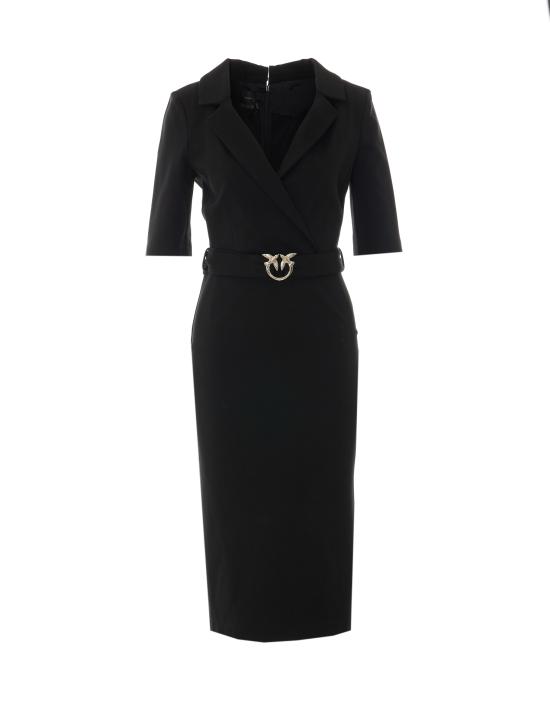26FW 핑코 미디 원피스 107475 A3AHZ99 Black