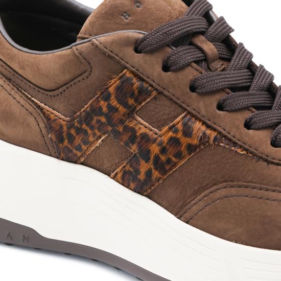 26FW 호간 스니커즈 HXW6690FR30 VH80R1D MARRONE - HOGAN