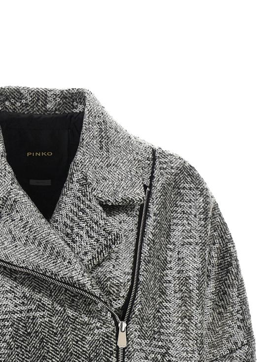 26FW 핑코 자켓 107145A3FEZZ2 Silver - PINKO