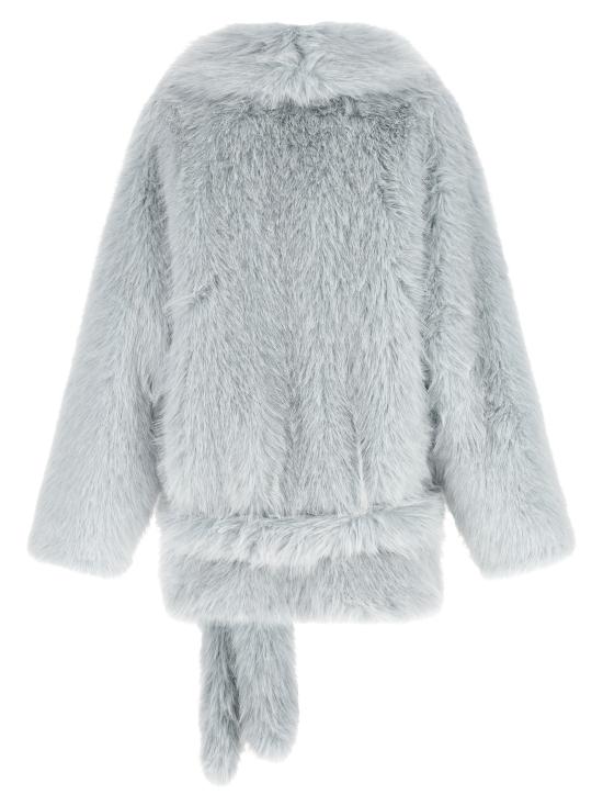 26FW 핑코 무스탕 107181A3FUE22 Light Blue - PINKO