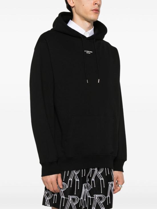 26FW 드롤드무슈 후드 티셔츠 PERMHO161CO127 BL Nero - DROLE DE MONSIEUR