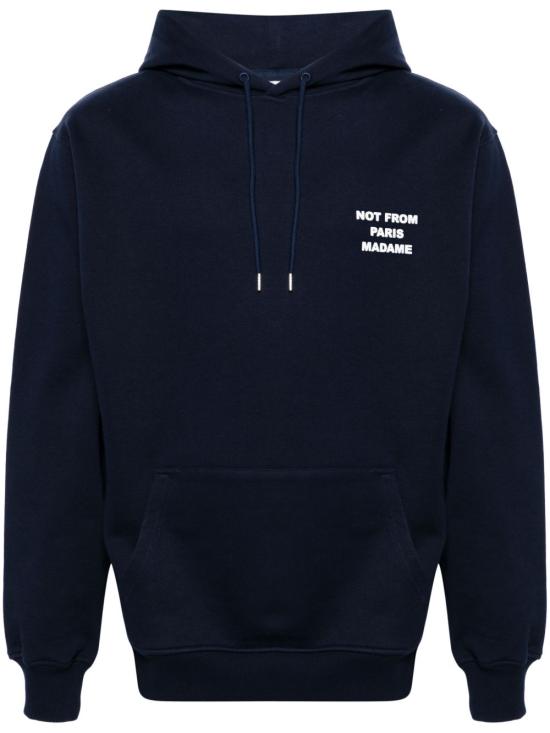 26FW 드롤드무슈 후드 티셔츠 PERMHO162CO127 BL Nero