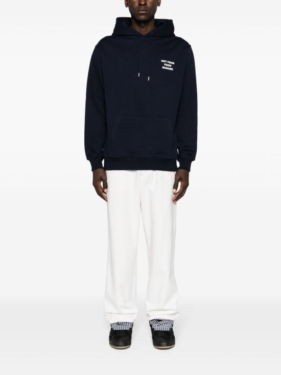 26FW 드롤드무슈 후드 티셔츠 PERMHO162CO127 BL Nero - DROLE DE MONSIEUR
