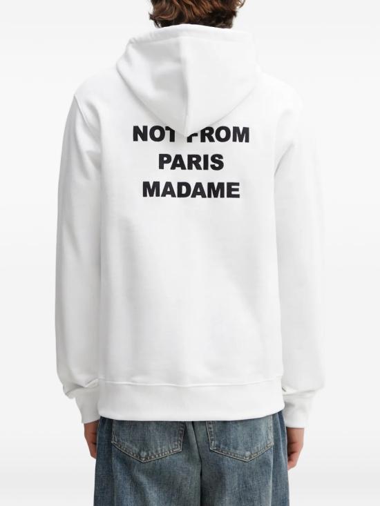 26FW 드롤드무슈 후드 티셔츠 PERMHO162CO127 WT Bianco - DROLE DE MONSIEUR